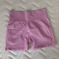 Shorts de sport femme taille haute rose - Parfait pour l'été