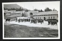 ALTE ANSICHTSKARTE SCHWEIZER ARMEE FESTUNG LUZIENSTEIG