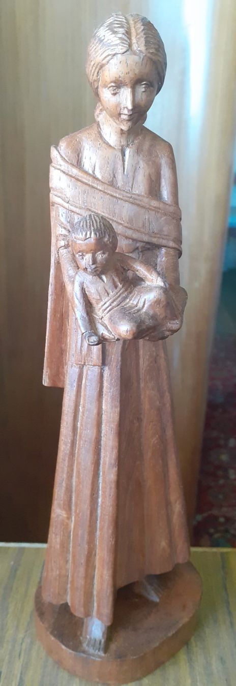 Skulpturen & Statuen: Skulptur Madonna mit Kind – Gebraucht aus Mörschwil von antiksalon 8