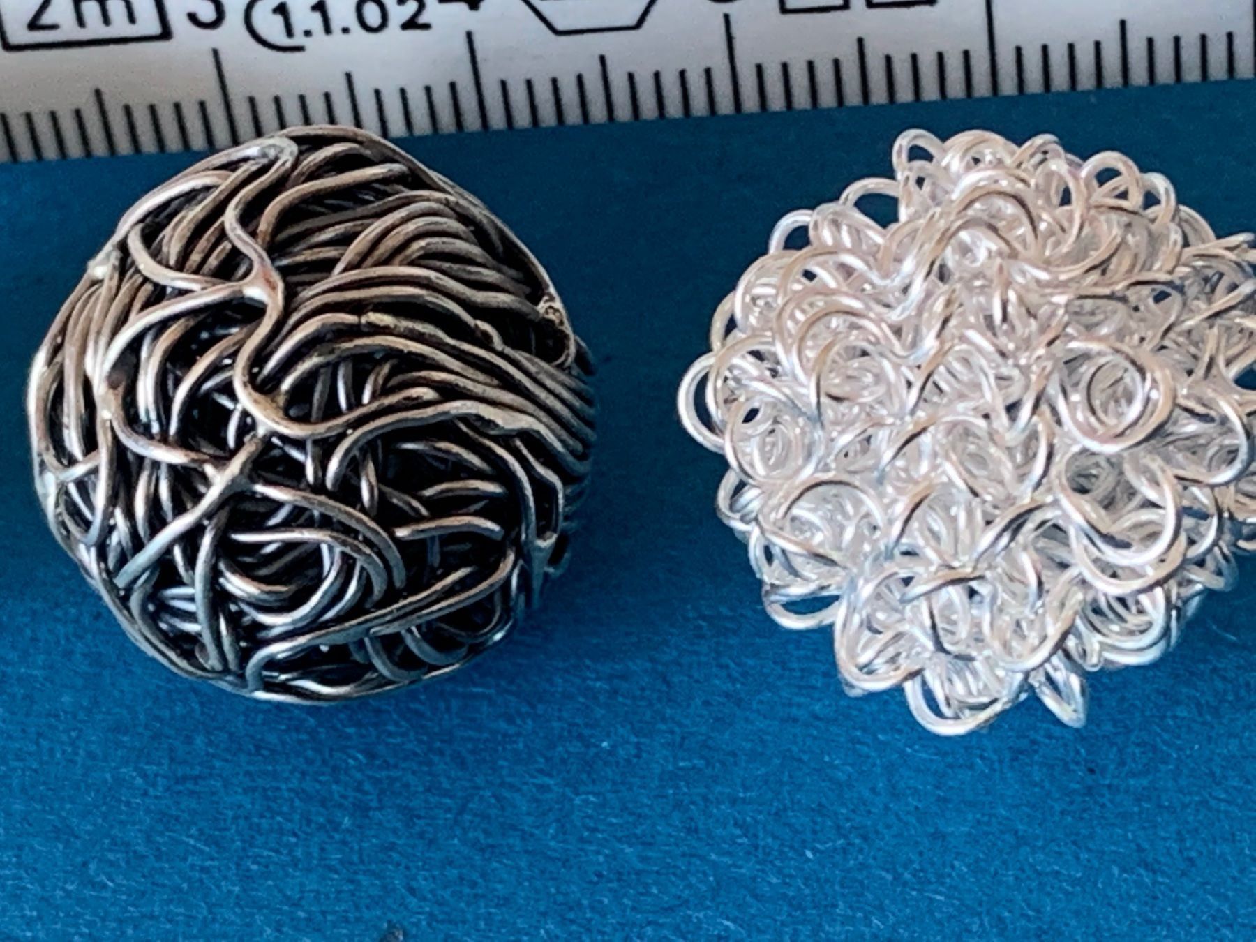 Anhänger: ECHTE Silber-Anhänger DESIGNERKUGELN (925) – Gebraucht aus Dittingen von Bijoubelle 3