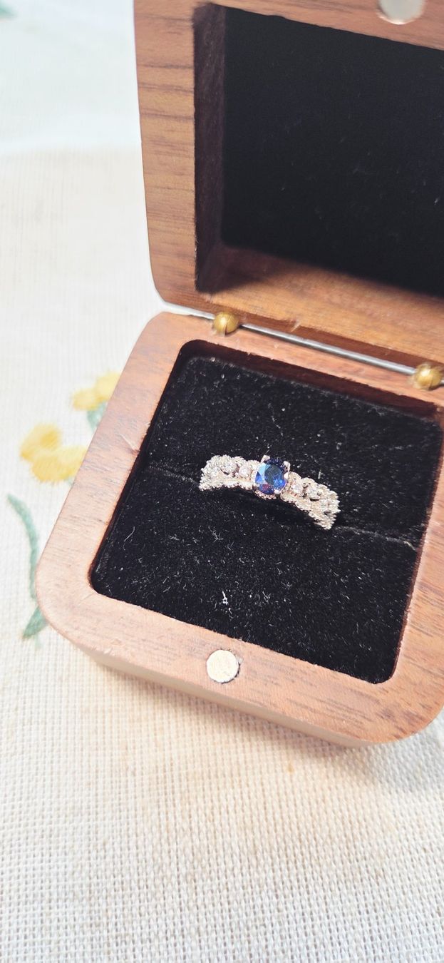 Anelli: NEW - S925 Sapphire Ring (Adjustable) – Nuovo (secondo la descrizione) da Zürich venduto da cin_wcf6 4