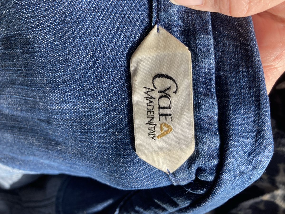 Camicette: Jeansjacke/bluse der Marke Cycle, Grösse M – Usato da Binningen venduto da kku01 2