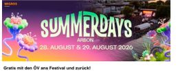 Summerdays Arbon 2026 1 x 2 Tagesticket VIP