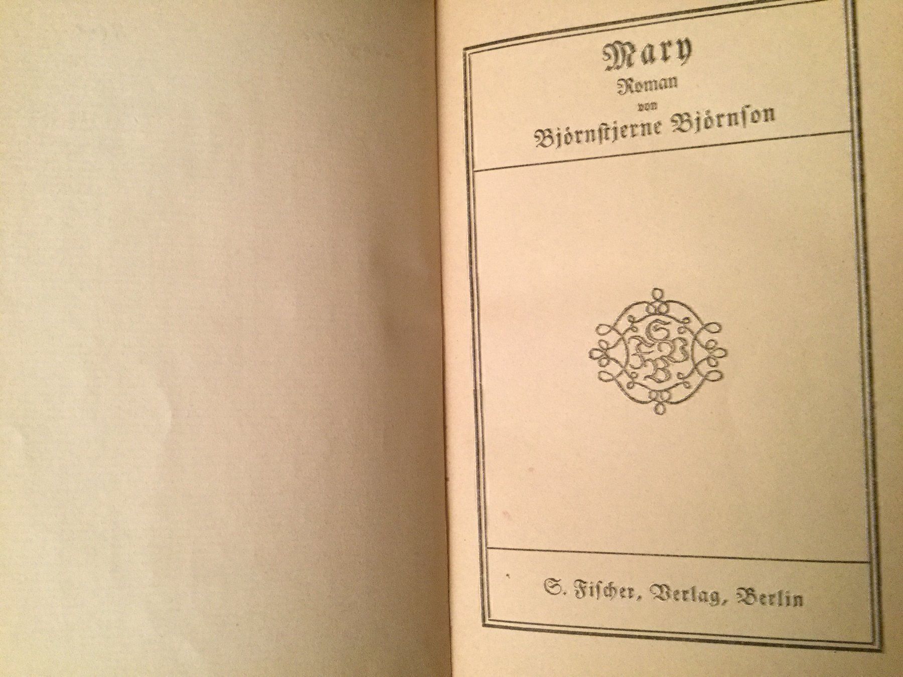 Libri: Mary,  Roman von Björnstjerne Björnson – Usato da Luzern venduto da Einh0rn 3