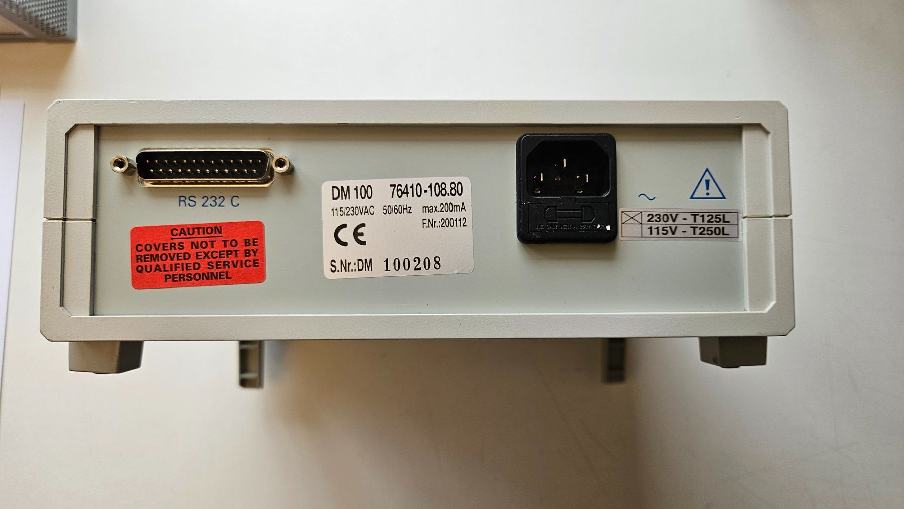 Misurare: digimess DM100 Digital Multimeter mit RS232 Schnittstelle – Usato da Seengen venduto da Wiederverwender 2