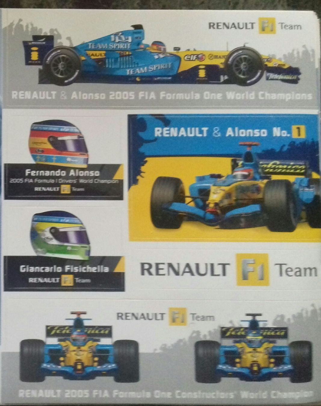 Autocollants: Renault F1 Team 2005 – Neuf avec emballage d'origine à Greifensee par YMCA1943 1