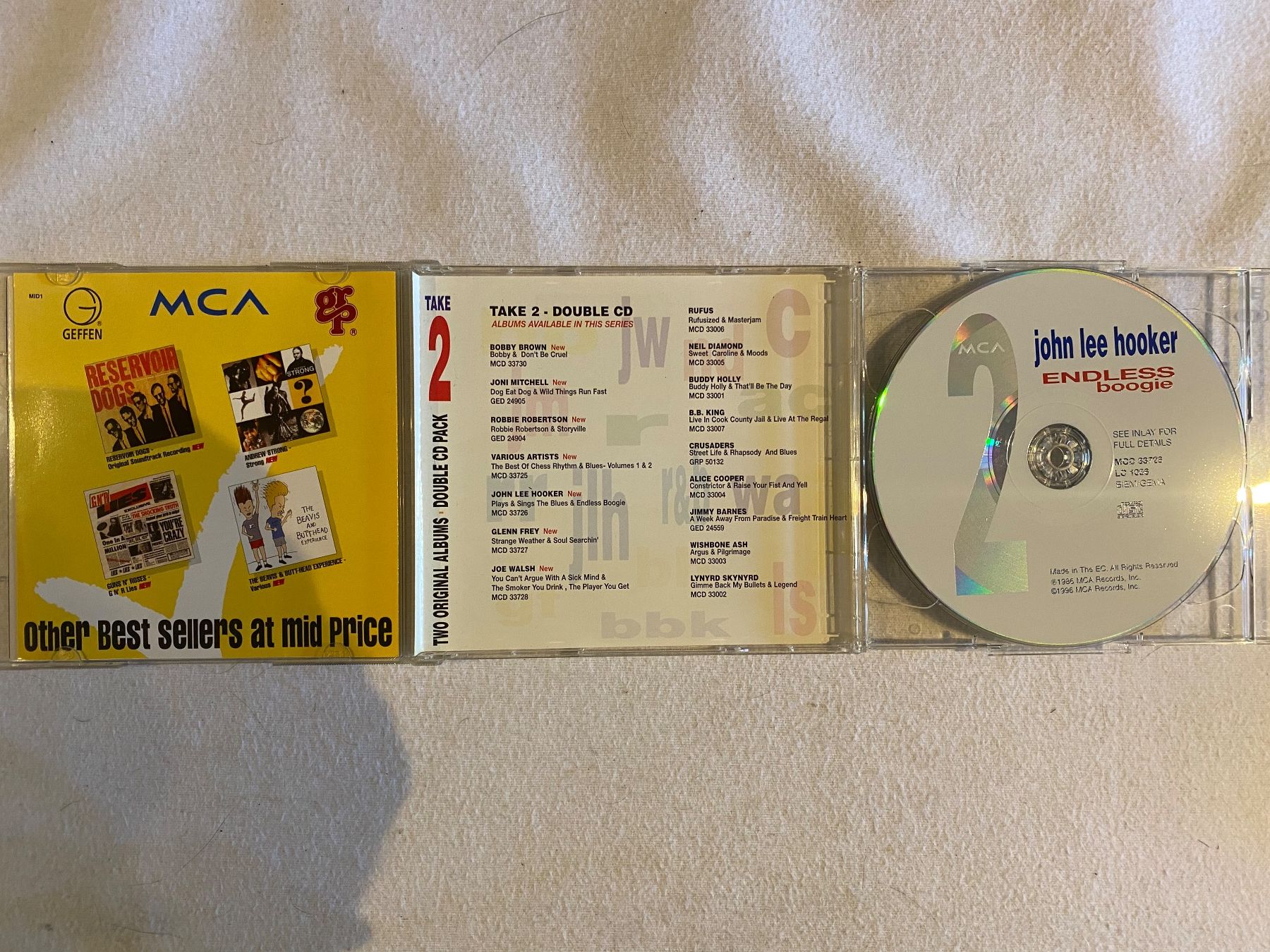 CD: John Lee Hooker - Plays & sings Blues / Endless Boogie (2CD) – Nuovo (secondo la descrizione) da Duggingen venduto da Kisha010 2