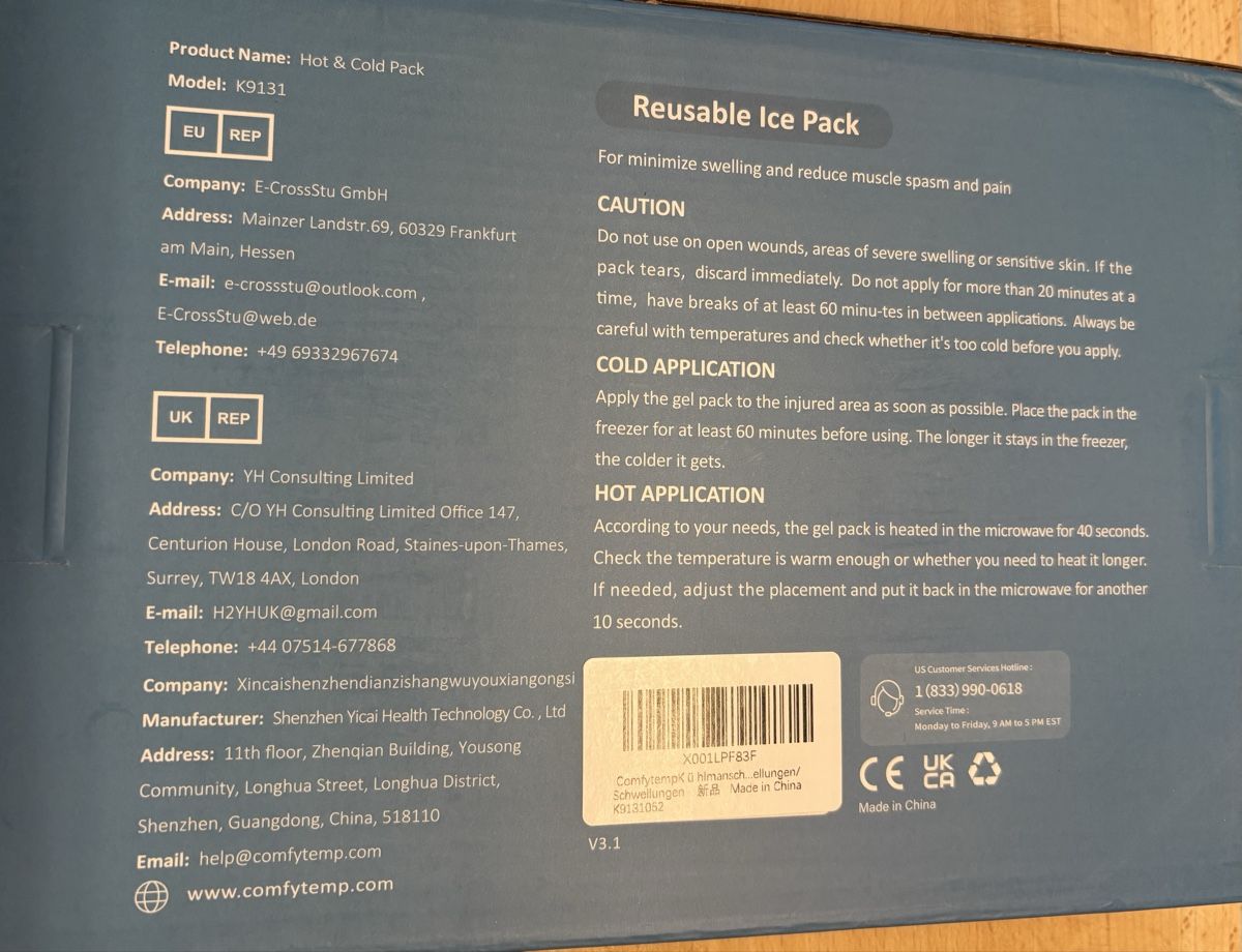 Coussins: Kühlpack – Neuf avec emballage d'origine à Lütschental par Fiessli71 2