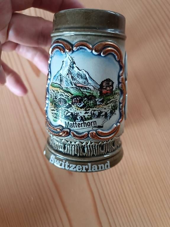 Bicchieri: Bierkrug Matterhorn Schweiz – Usato da Zürich venduto da bre_7hlh