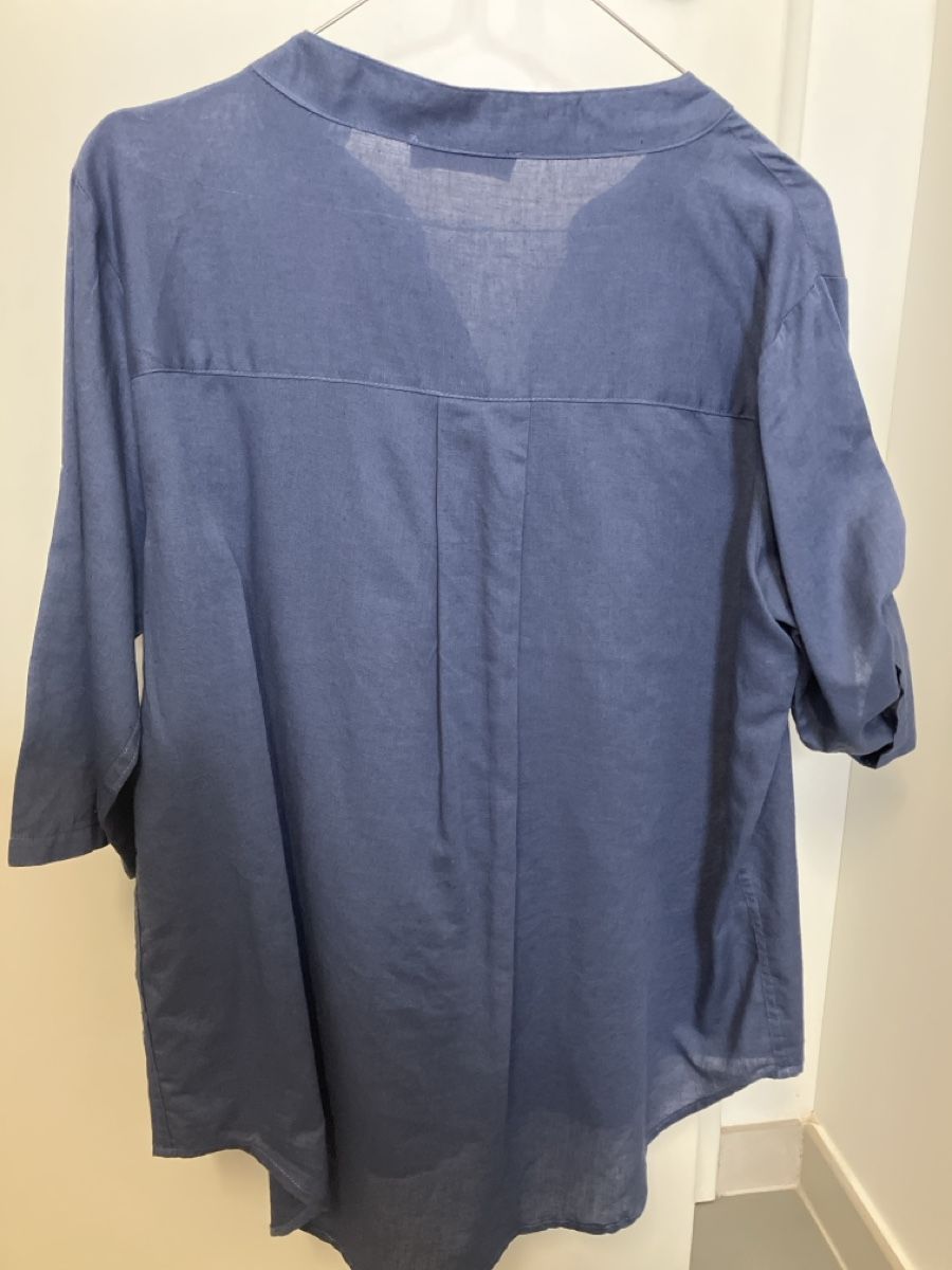 Camicette: Camicia Yes Zee blu tg M cotone  – Nuovo (secondo la descrizione) da Lugano venduto da jfo_7lsm 5
