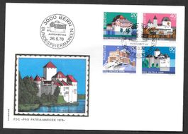 FDC Pro Patria Serie 1978 schön illustriert ET 26.5.1978