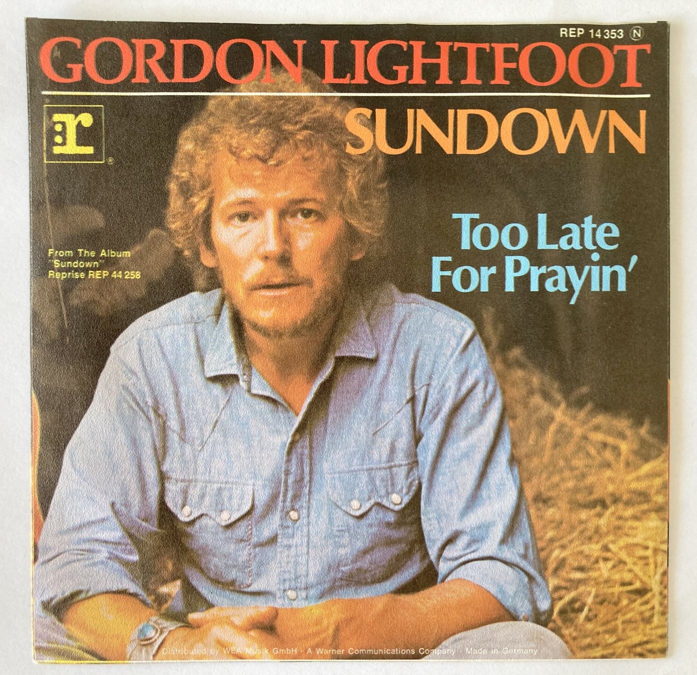 Dischi in vinile: GORDON LIGHTFOOT - SUNDOWN – Usato da Bottens venduto da hotter-than-hell 1