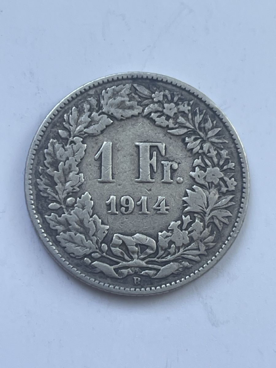 Tutti le monete: 1 Fr. 1914 - Silber (Ag)  – Usato da Meilen venduto da Silver-Rules