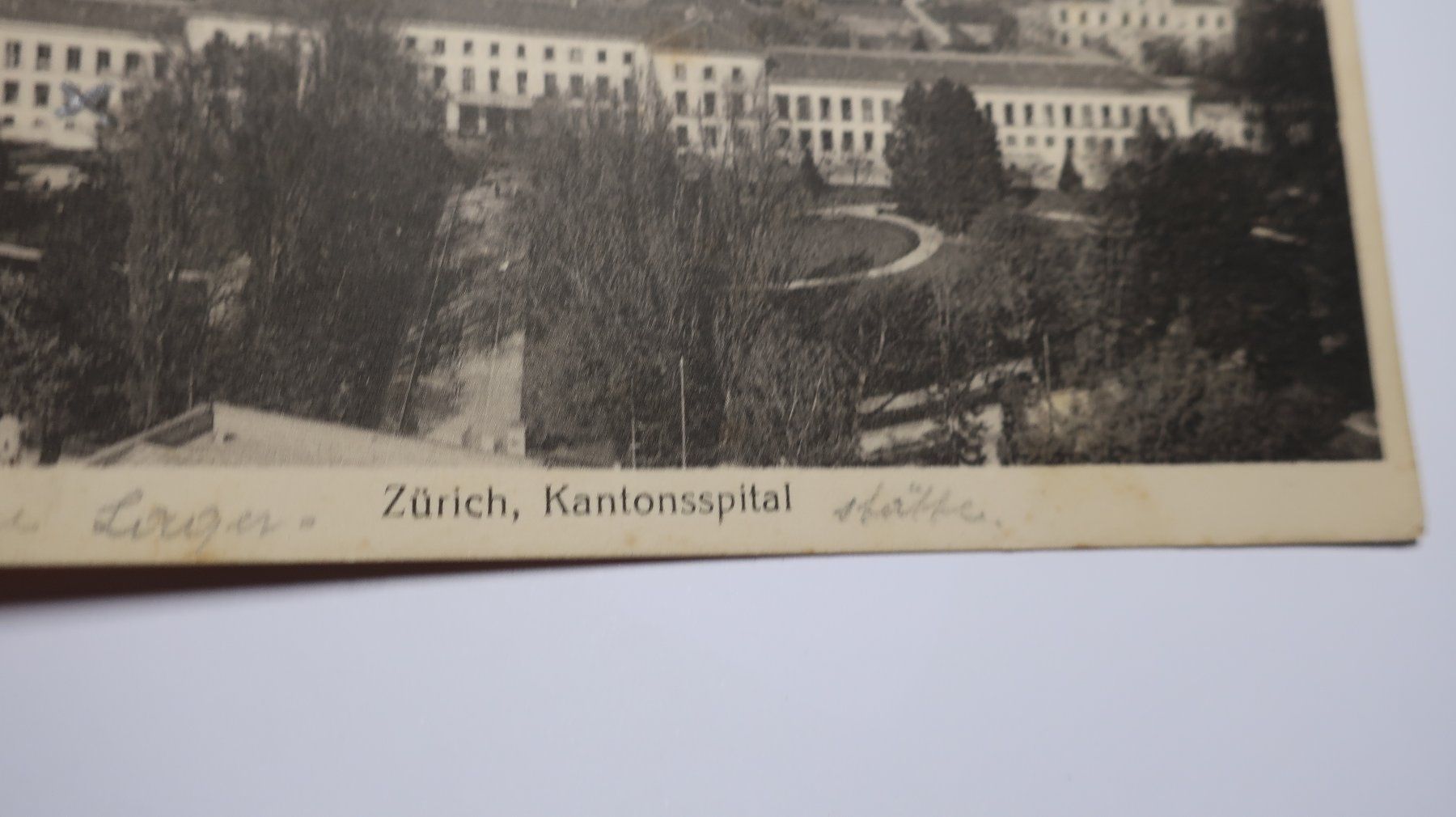Cartoline postali: Zürich Kantonsspital  1927 – Usato da Cormoret venduto da Pascalll2001 2