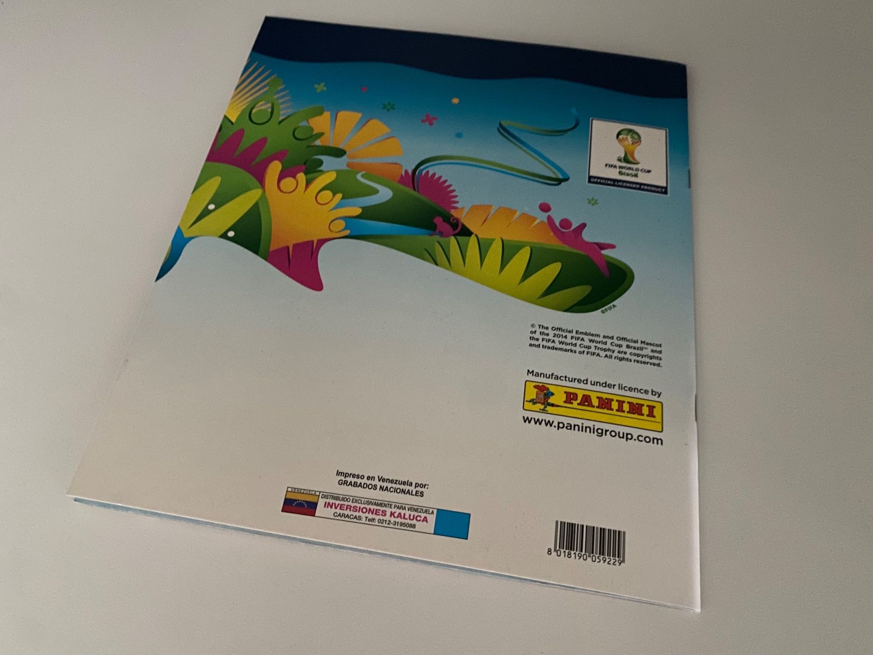 Panini Album: Panini Leeralbum WM 2014 Version Venezuela – Usato da Hergiswil LU venduto da FcMalkov 9
