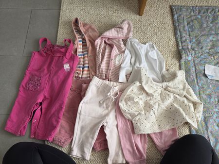 68 Baby Kleider Set Mädchen mehrteilig 