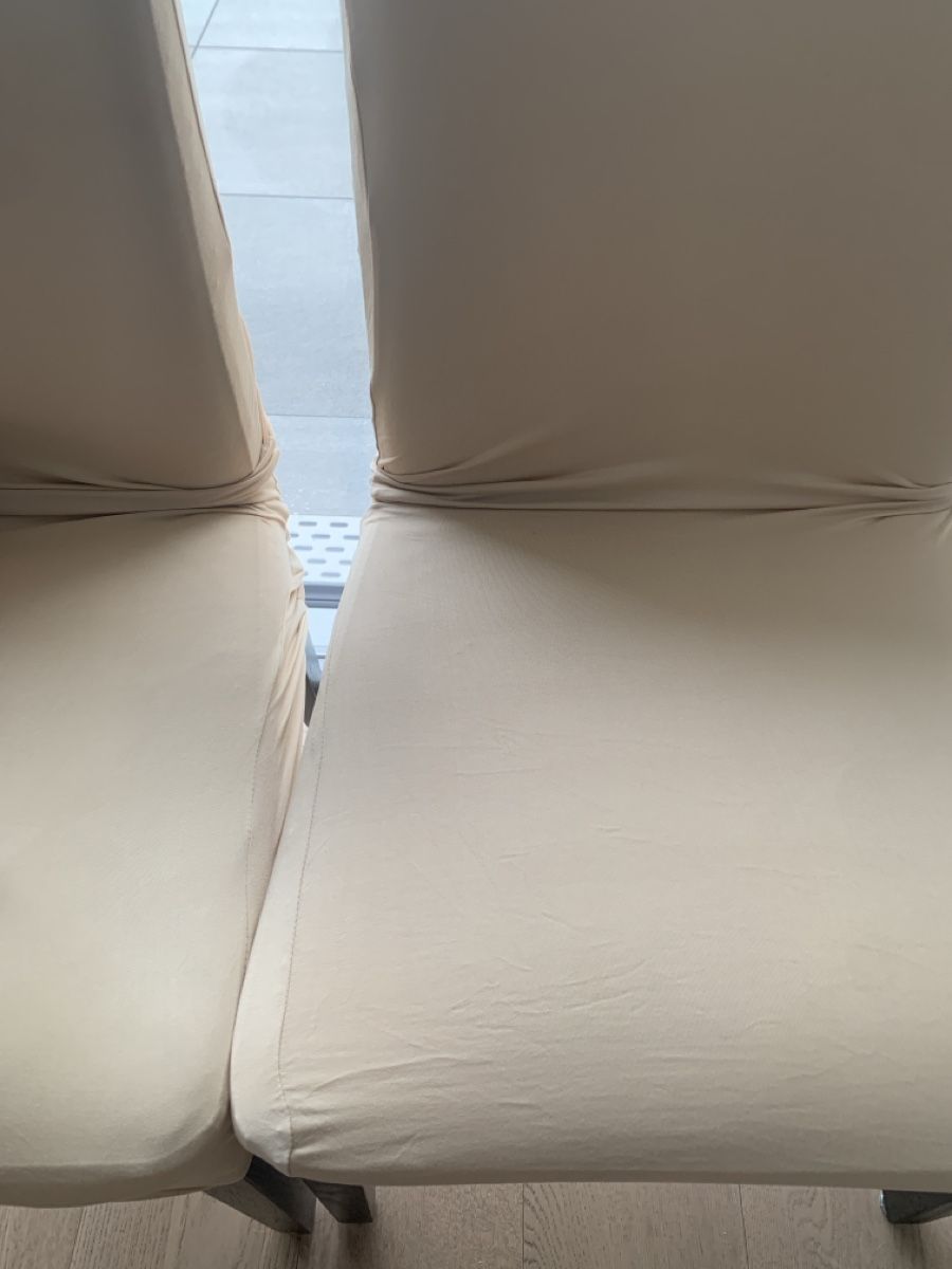 Stoffe: 10 NEW beige chair covers, super soft! – Neu und originalverpackt aus Immensee von Gitter 1