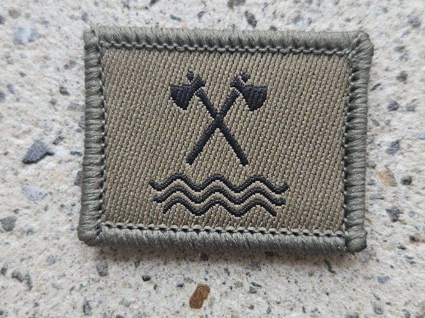 Schweizer Armee Placchette & Badge: *** Funktionsabzeichen Pontonier   Klett *** – Nuovo e nell'imballaggio originale da Riedholz venduto da fr_sIruP