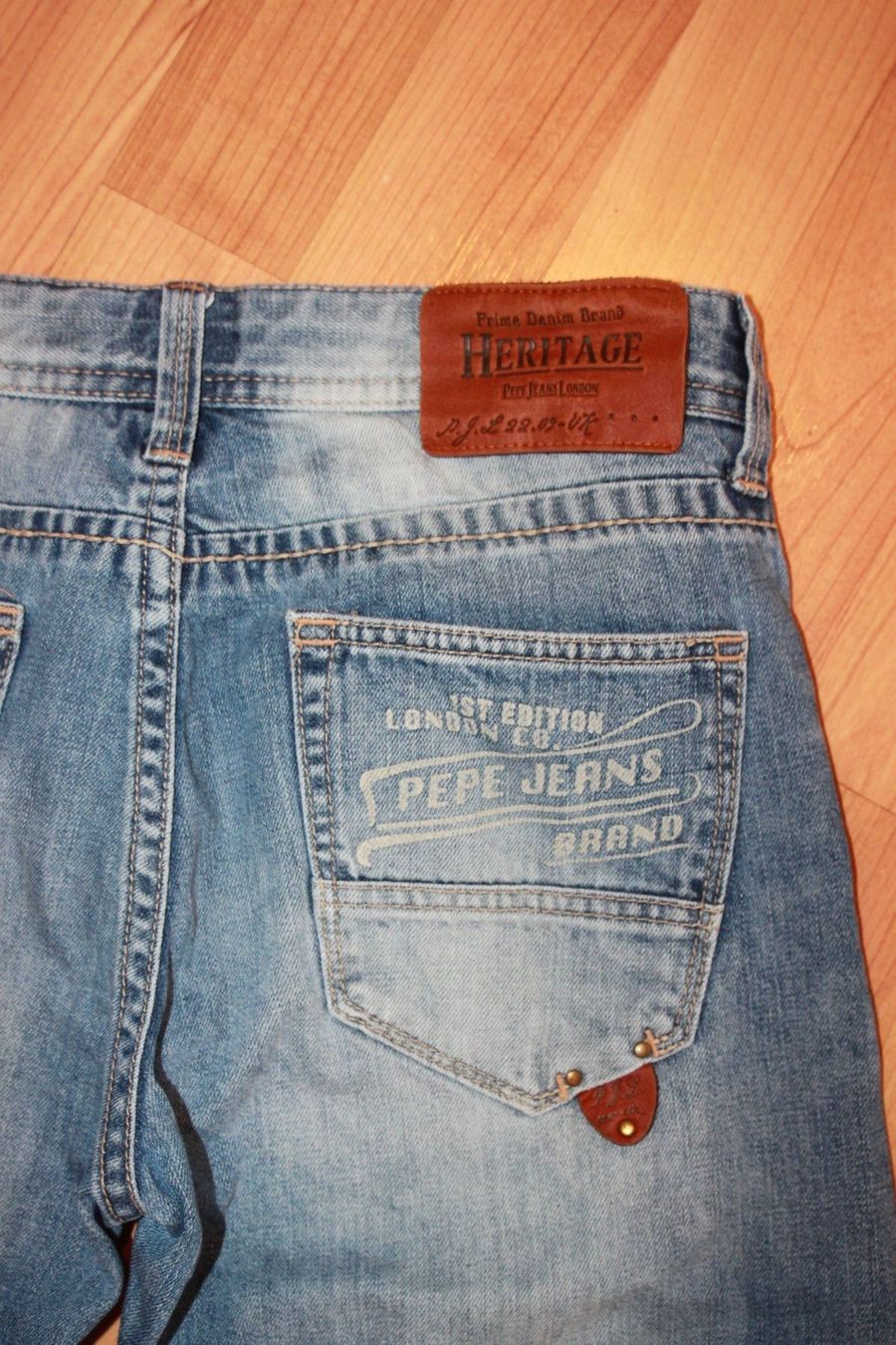 Pepe Jeans Pantaloni: blaue Pepe Jeans Bermudas 152 – Usato da Wenslingen venduto da Strick4Alpaca 2