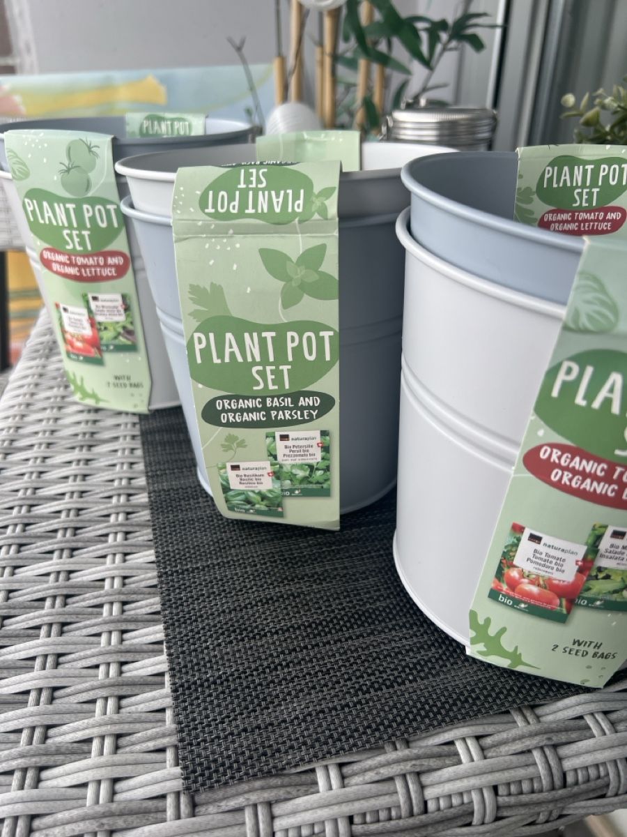 Vasi per fiori: Pflanztopf-Set 3x 2 Töpfe  – Usato da Rheinfelden venduto da kitty69
