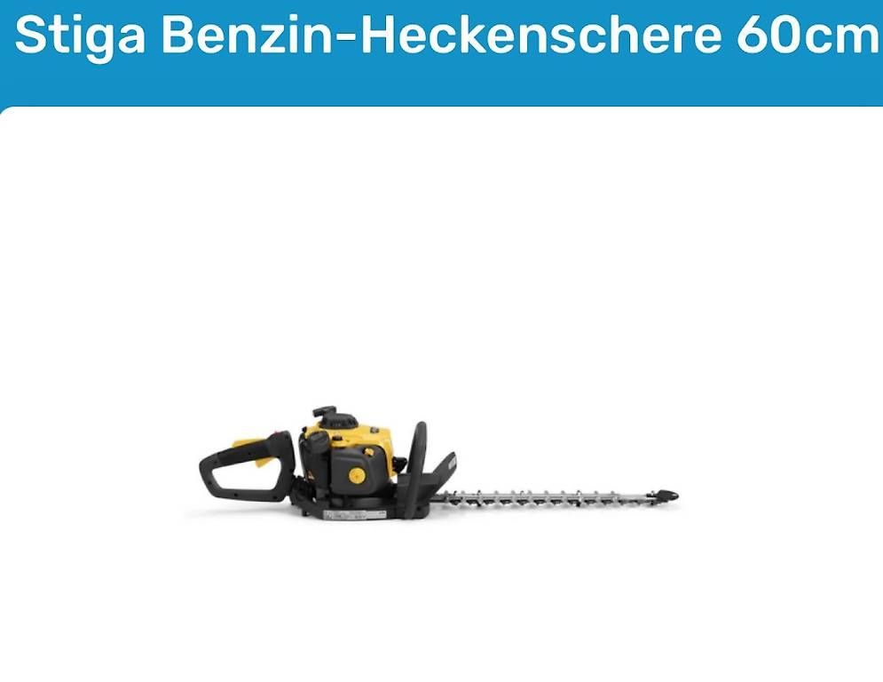 Alle Werkzeuge: Neue Heckenschere mit Benzinmotor.  – Gebraucht aus Schinznach-Bad von w.tischler