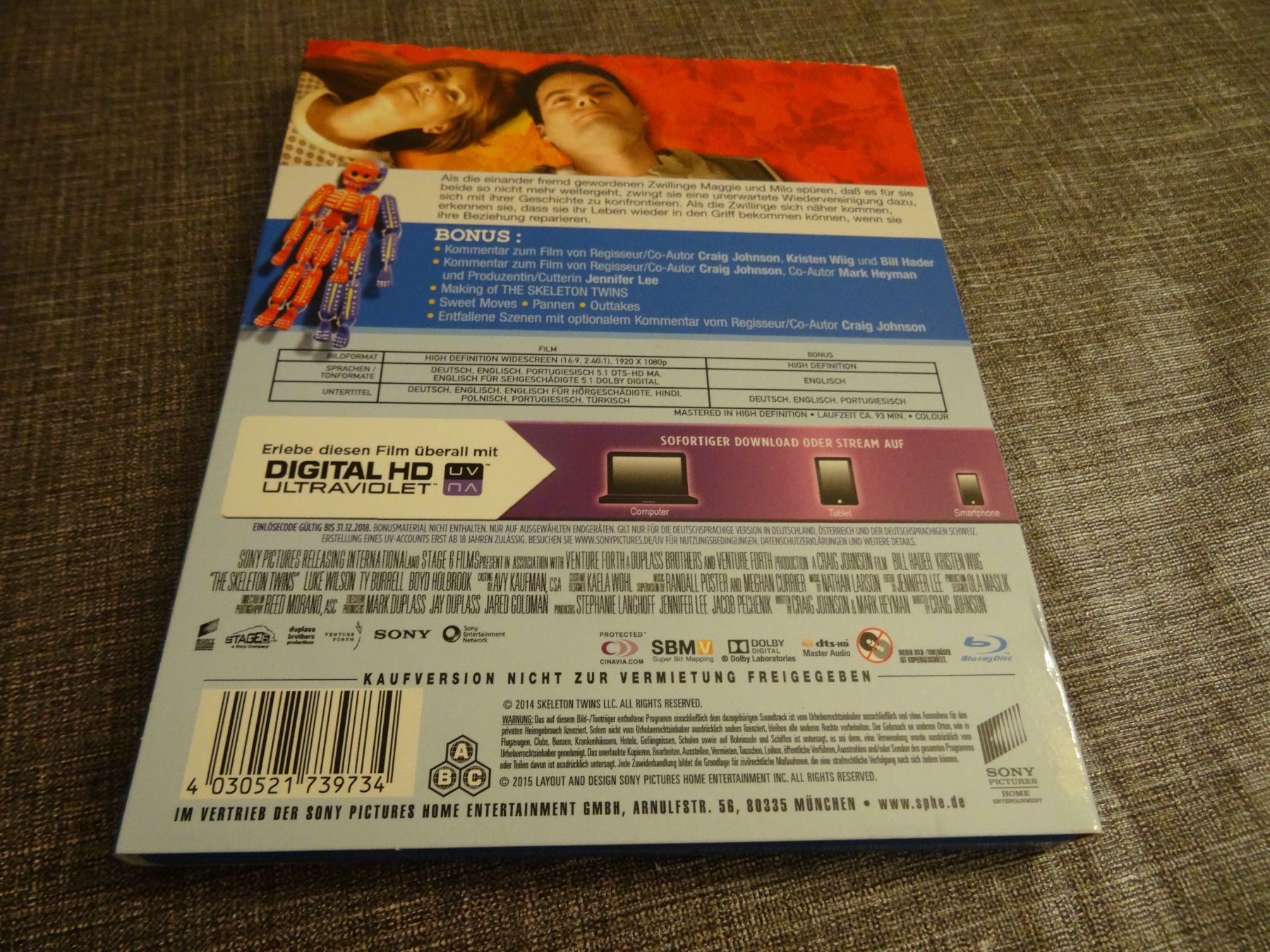 Tous les DVDs: The Skeleton Twins Blu-ray – D'occasion à Olten par Disc-Verkauf 1
