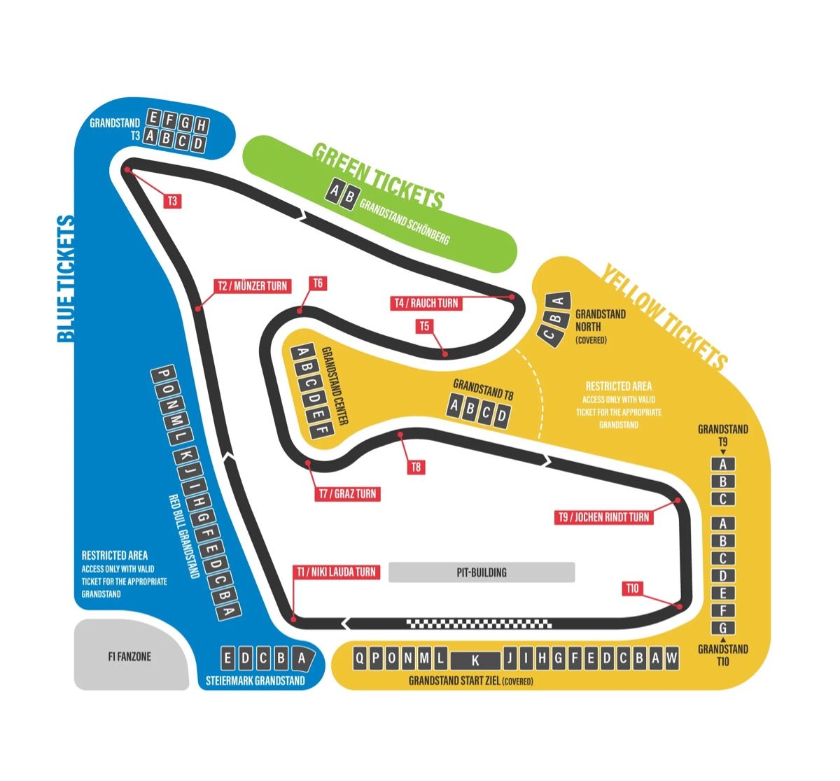 Biglietti: 5 Formel 1 Tickets Spielberg!! – Nuovo e nell'imballaggio originale da Zollikon venduto da sr_1799 1