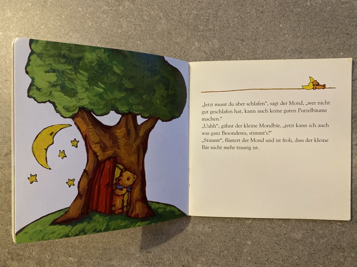 Libri: Der kleine Mondbär & der Purzelbaumtraum – Nuovo (secondo la descrizione) da Niederbüren venduto da funkel06 1