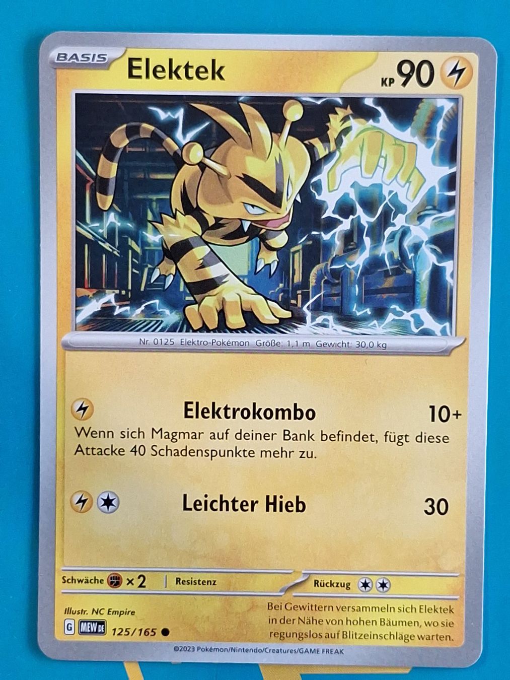 Pokémon Carte collezionabili: Elektek - Mew 151 - #2.8 – Usato da Altstätten SG venduto da GGsGameshop