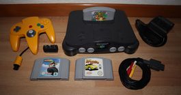 Nintendo 64 Konsole mit Spielen und Zubehör - Top Zustand