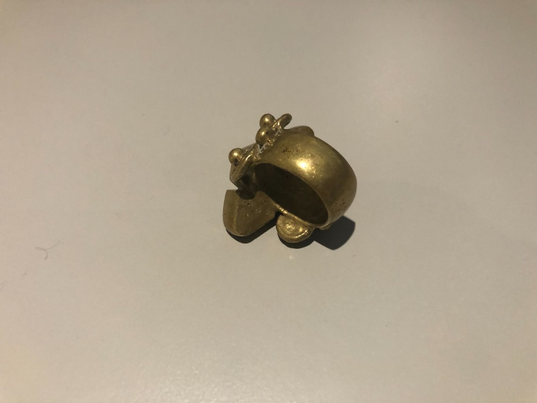 Anelli: Messing Ring Vintage Statement Goldfarben – Usato da Wängi venduto da Argon180 4
