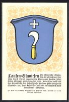 Laufen-Uhwiesen, Wappen auf Weintrauben-
