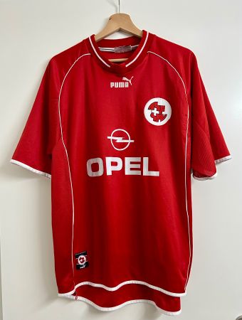 Maillot de foot Suisse Puma Retro  - Taille L - 2000‘s