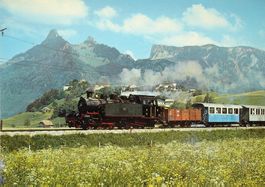 GRUYÈRES Bahn Dampflokomotive