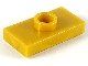 Lego Pearl Gold Plate, Modified 1 x 2 with 1 Stud 12 Stück