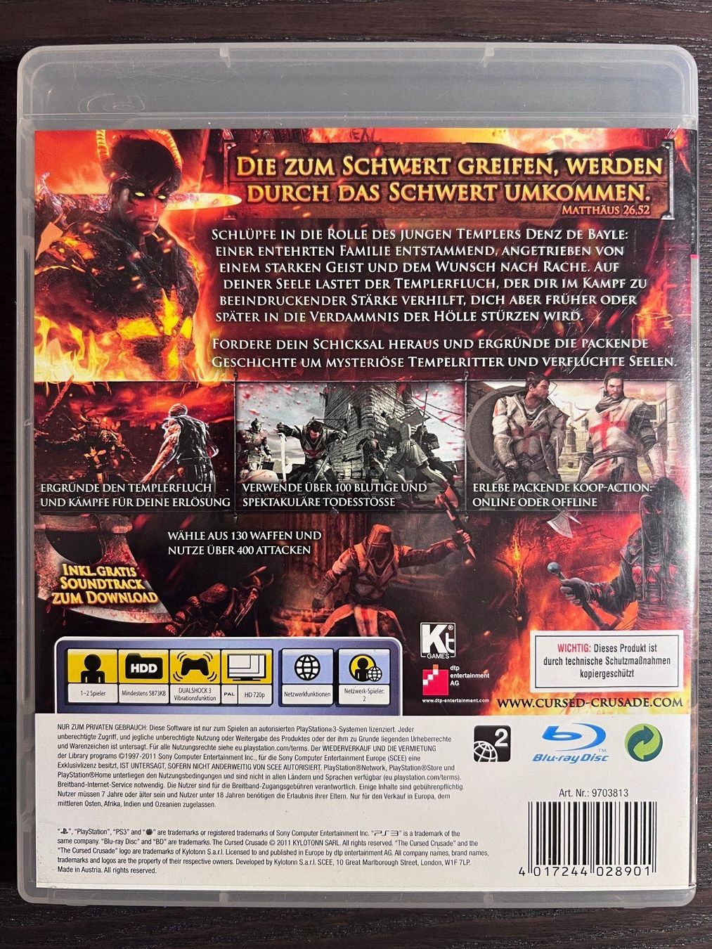 Sony Giochi: The Cursed Crusade – Usato da Zürich venduto da GameFreunde 1