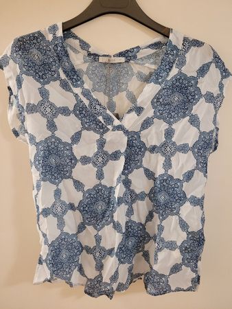 nile bluse kurzarm neu, gr. xs