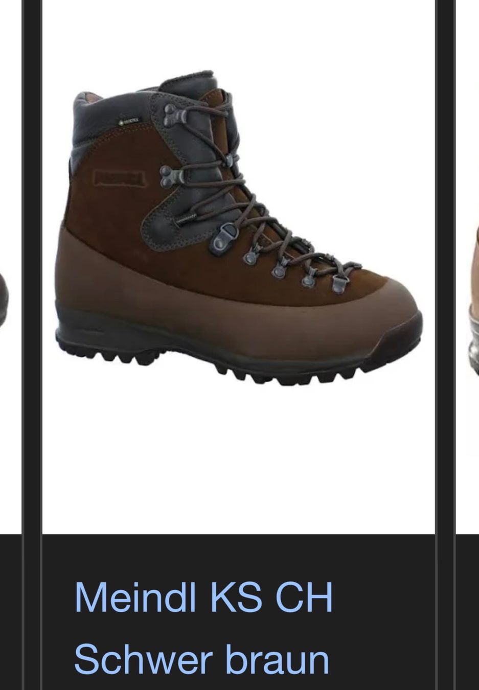 Meindl Scarpe da uomo: Meindl Wanderschuh Schweizer Armee – Usato da Bivio venduto da Alcatraz20