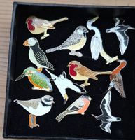 12 Vogel Anstecker Brosche Pin