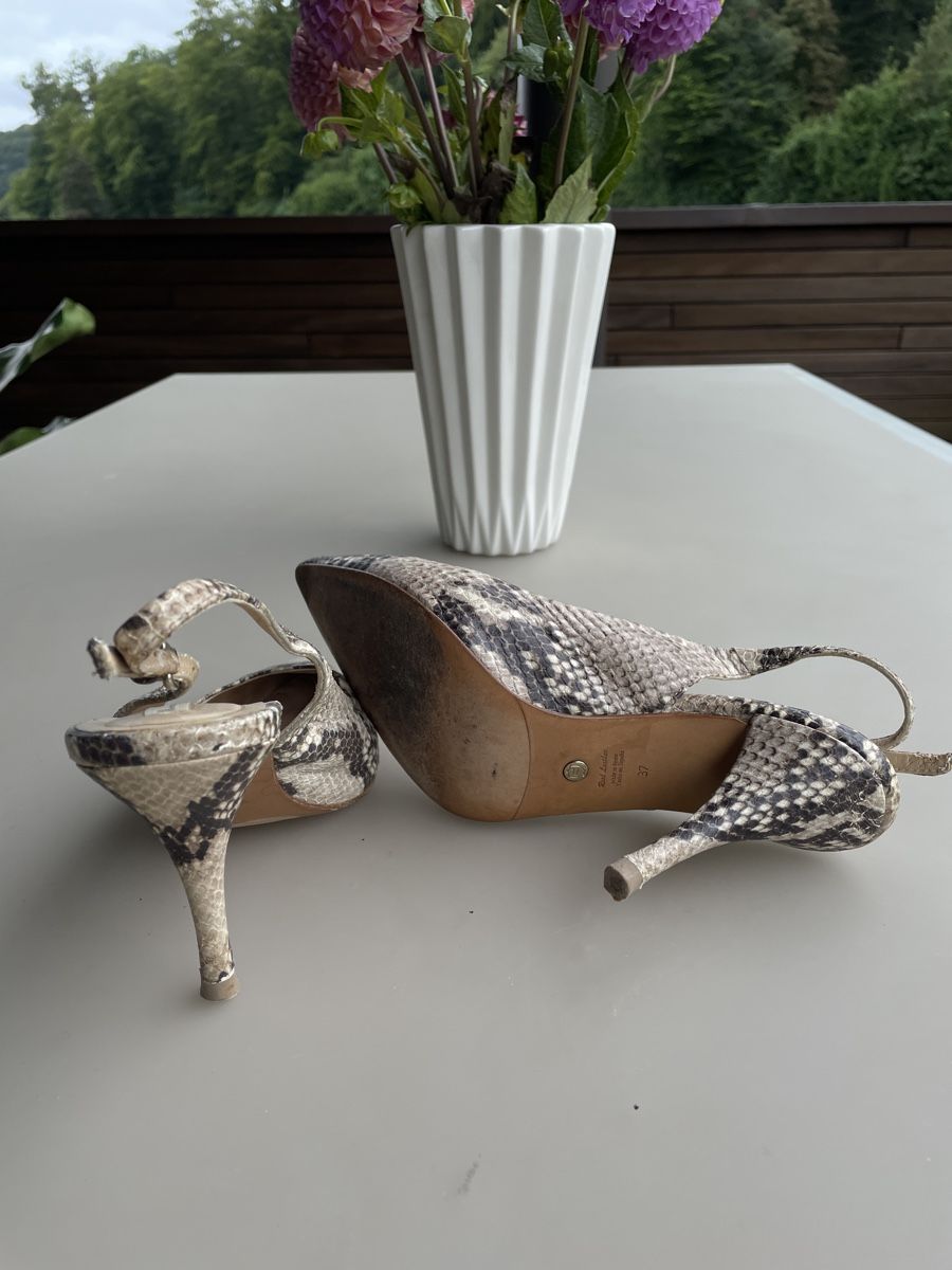 Scarpe da donna: Pumps Snake Print Slingback Heels Size 38 Good Condition – Usato da Baden venduto da TopOftheBest 2