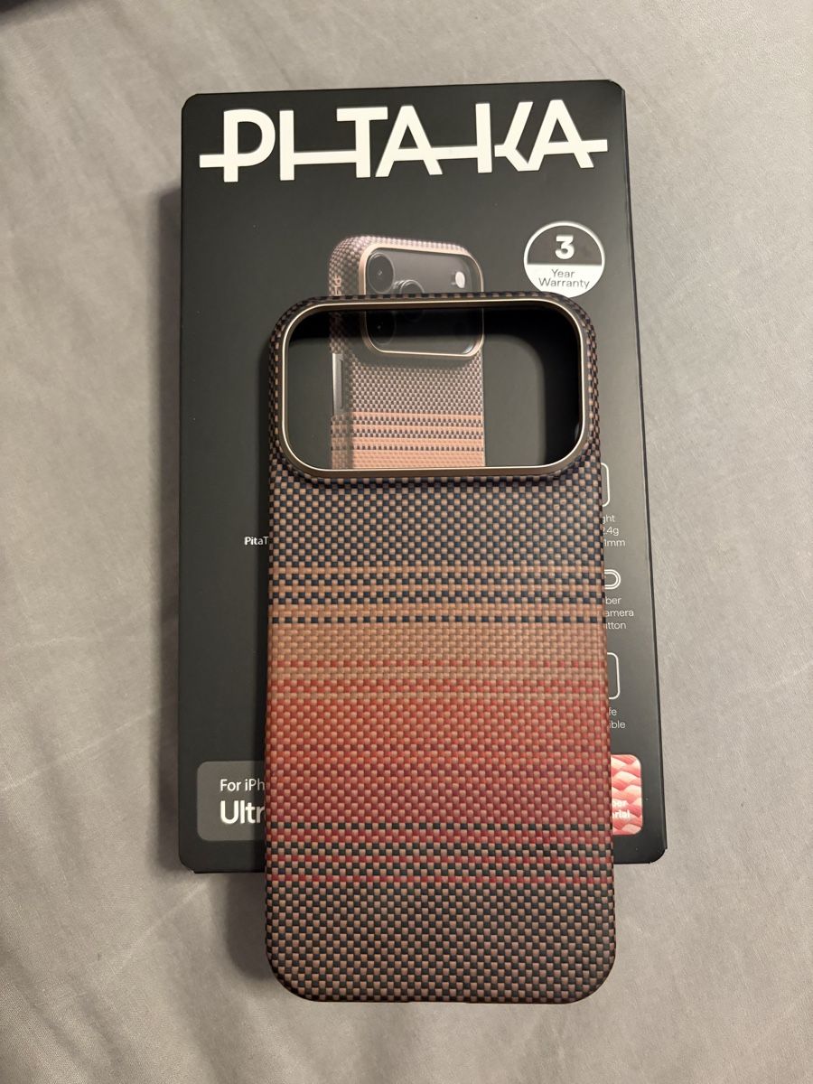 Cover & Protezioni schermo: PITAKA Magsafecase iPhone 17 Pro Max Sunset Ultraslim – Nuovo (secondo la descrizione) da Dottikon venduto da rentosio