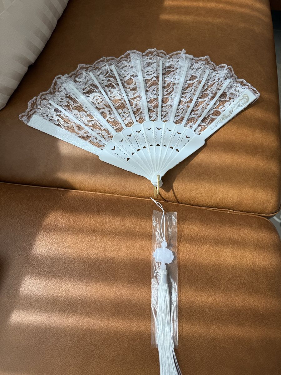 Alle Dekorationen: Fächer Weiss Hochzeit – Neu und originalverpackt aus Gebenstorf von sdent