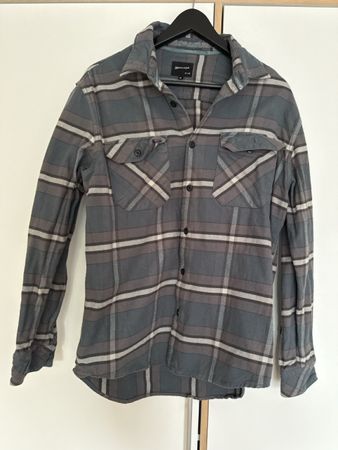 Quiksilver Hemd kariert blau grau Grösse M guter Zustand