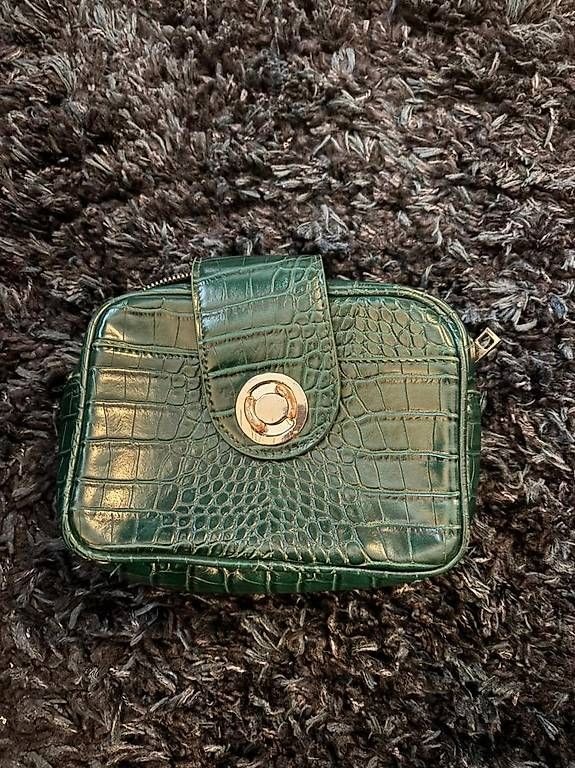 Borse da donna: Sac vert effet croco – Usato da Le Grand-Saconnex venduto da oleduc