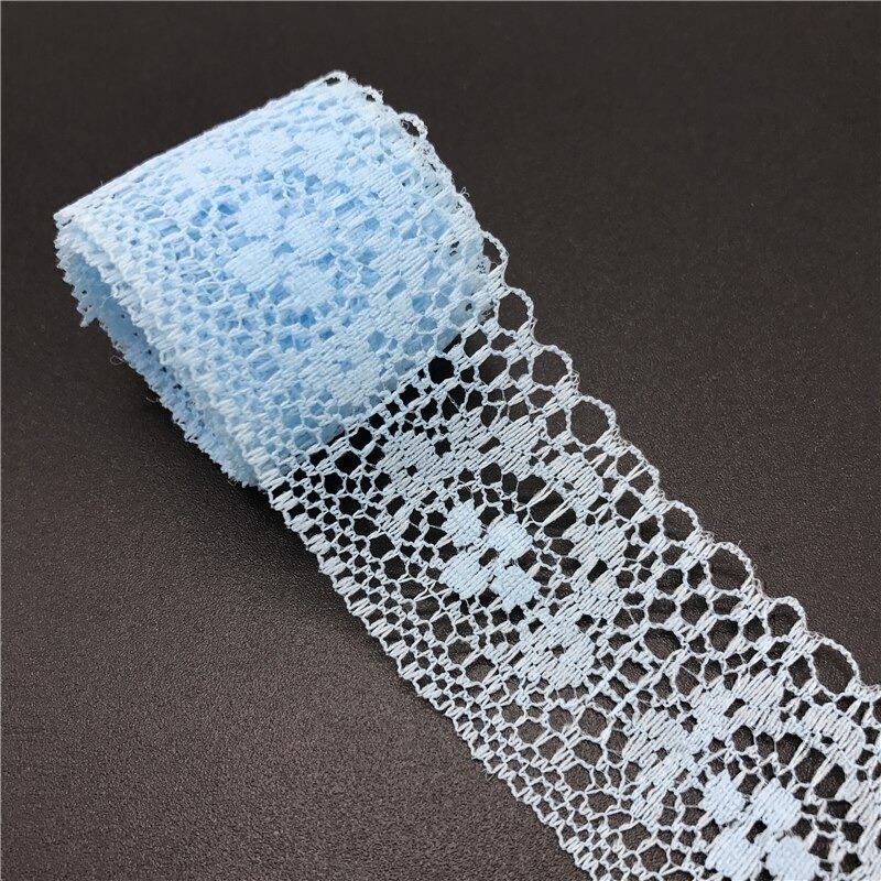 Tessuti: SPITZENBAND HELLBLAU - SPITZE - 18 METER - CHABBY CHIC – Nuovo e nell'imballaggio originale da Kriens venduto da swissgadget 1