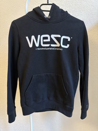 Sweat à capuche noir, t.XS/34