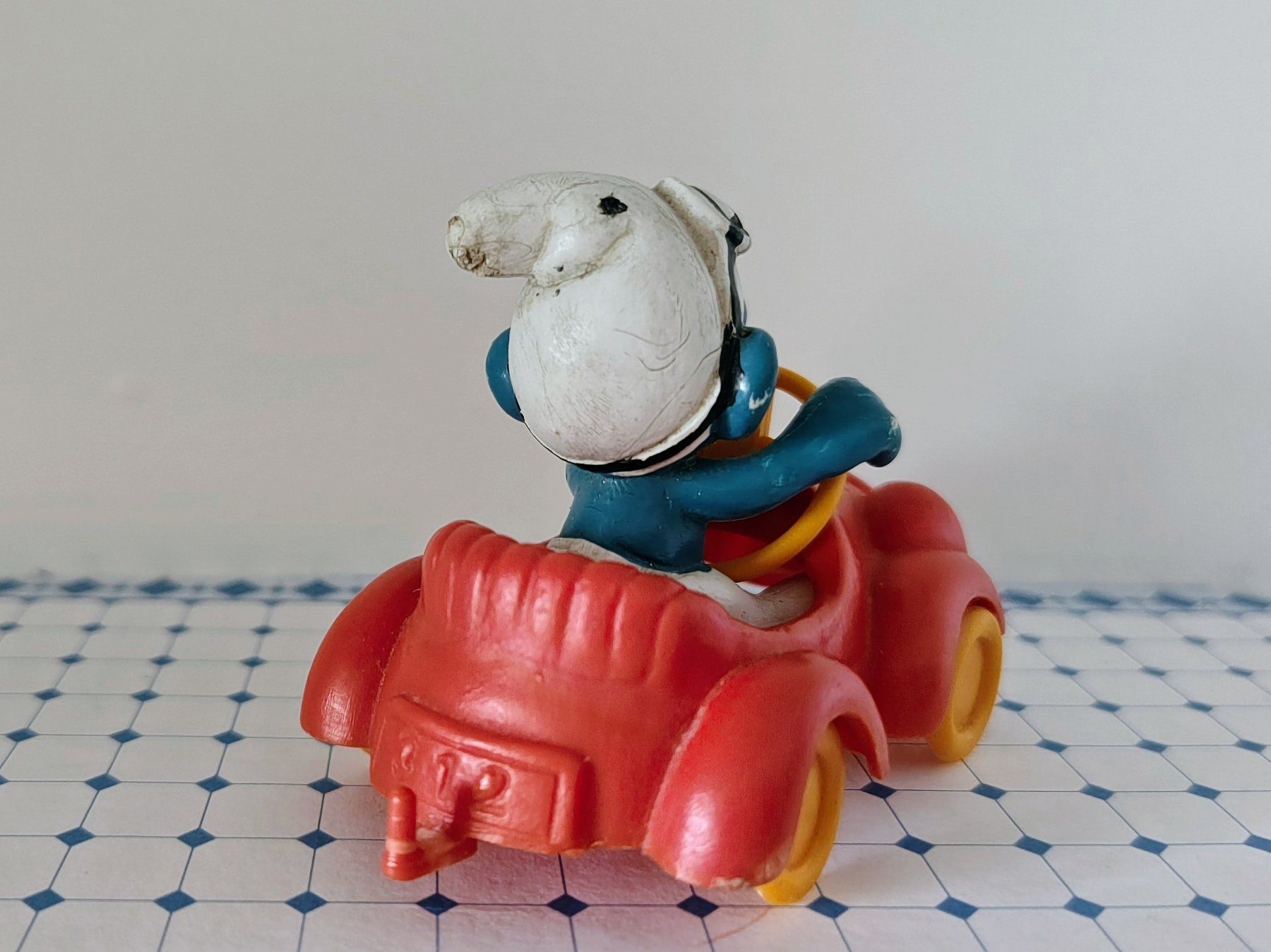 Schleich Statuette: Schlumpf 40210 Autofahrer 1979 – Usato da Rüti ZH venduto da Prostias 2