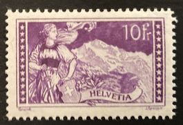 1914, Jungfrau Nr. 131 postfrisch (**), SBK 600 Fr.