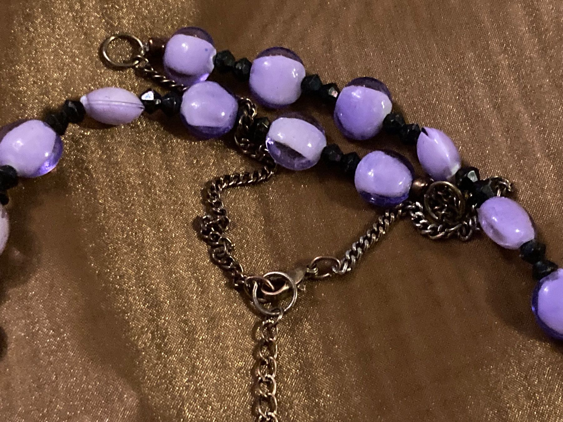Catenine: Collier vintage en verre – Usato da Marly venduto da Antigona71 1