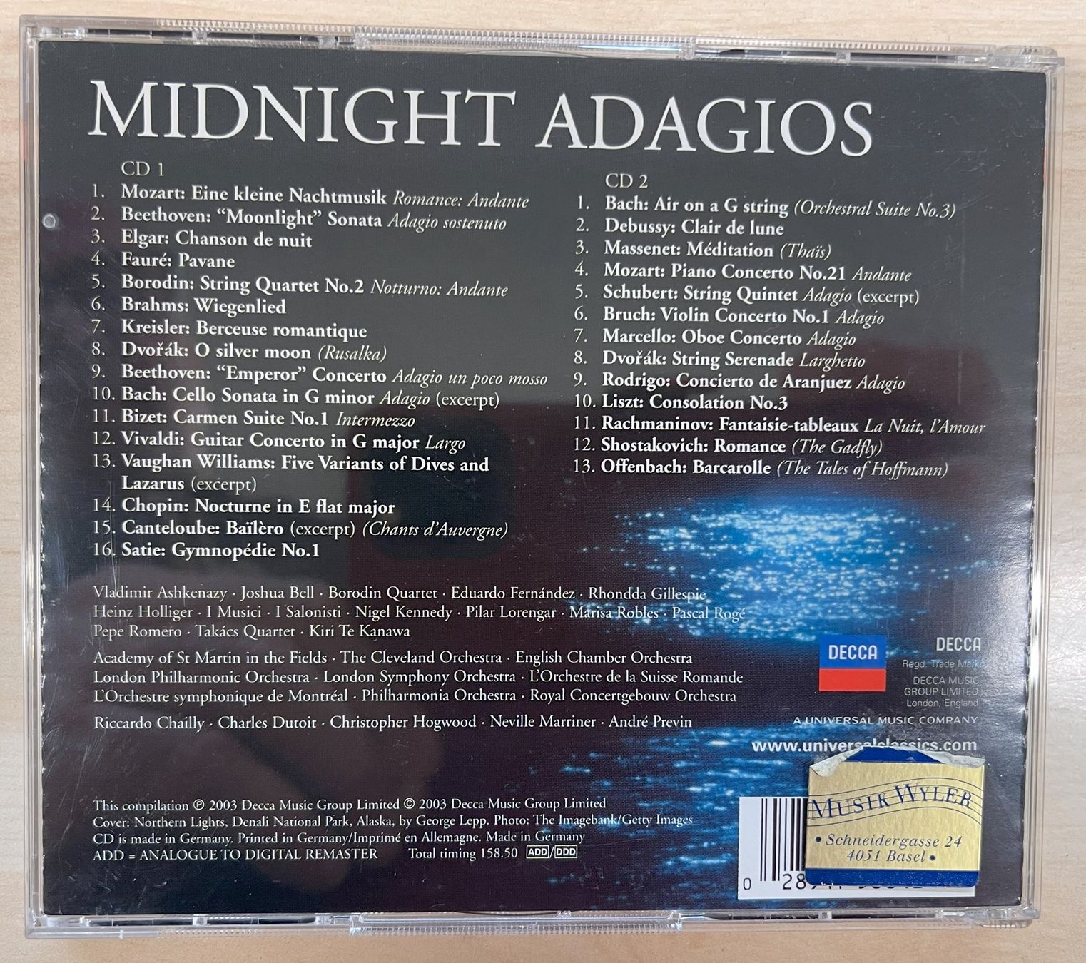 CD: MIDNIGHT ADAGIOS CD – Usato da Oftringen venduto da Vucki 1